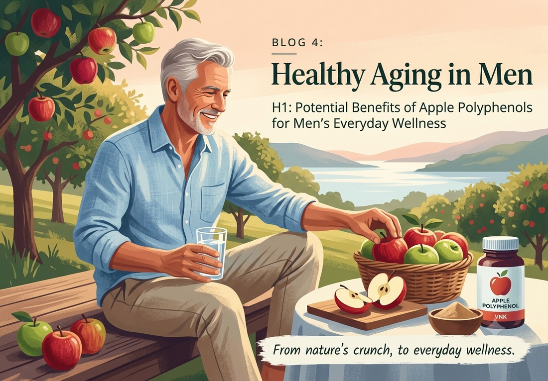 Apple Polyphenols and Healthy Aging in Men